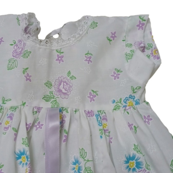 Vintage white floral baby dress and romper 💫 - Picture 1 of 6